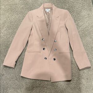 Bar iii Tan Double-Breasted Blazer